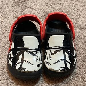 ♥️SOLD♥️Kids Stormtrooper Clogs - Black and Red